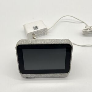 Lenovo - CD-24502F - Smart Clock 2 Gray W/ Touchscreen, & WiFi